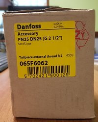 Комплект присоединительных патрубков, Ду50 (Danfoss)