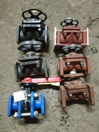 Клапан (вентиль) запорный чугунный футерованный фторопластом Ру 10 Ду 32 15ч75п2.