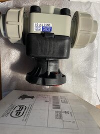 Мембранный клапан PP-H м​уфтовый, EPDM d 32 FIP, ​Италия