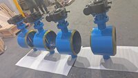 Затвор поворотный с тройным эксцентриком Ду 350 