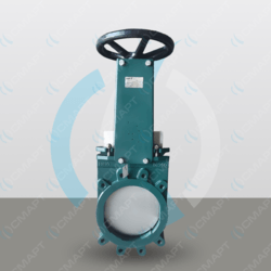 Задвижка чугунная TECOFI шиберная ножевая с невыдвижным штоком - Ду 250 Ру 10