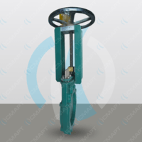 Задвижка чугунная TECOFI шиберная ножевая с невыдвижным штоком - Ду 400 Ру 7